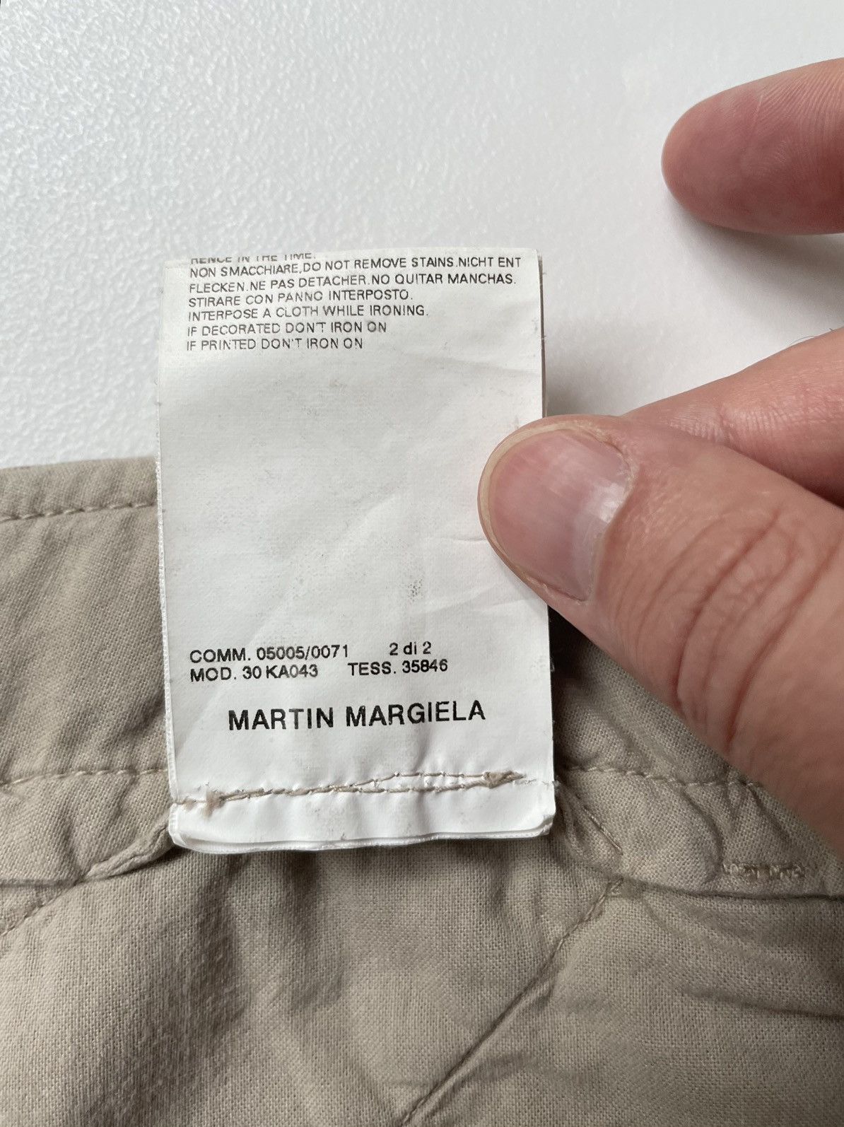 Maison Margiela S/S 07 ‘Upwards Facing Pockets’ Cargo Trousers Size US 32 / EU 48 - 11 Thumbnail