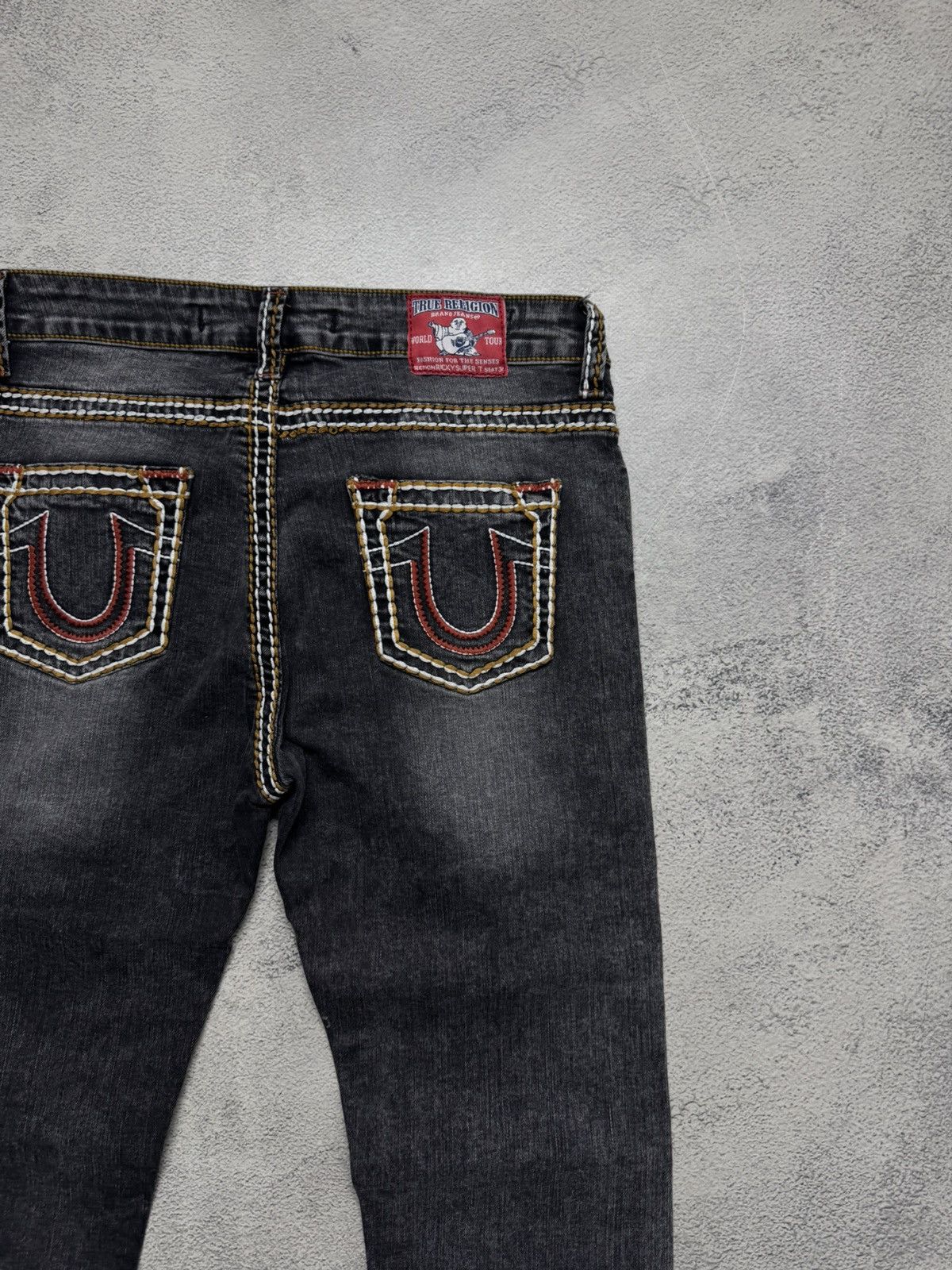 True Religion Vintage Y2k True Religion USA Denim Jeans 90’s Size 33" - 7 Thumbnail