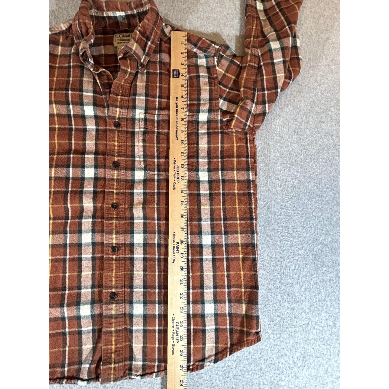 Vintage VINTAGE LL Bean Flannel Shirt Men M Brown Plaid Button Long Sleeve Workwear Outdoor Size US M / EU 48-50 / 2 - 6 Thumbnail