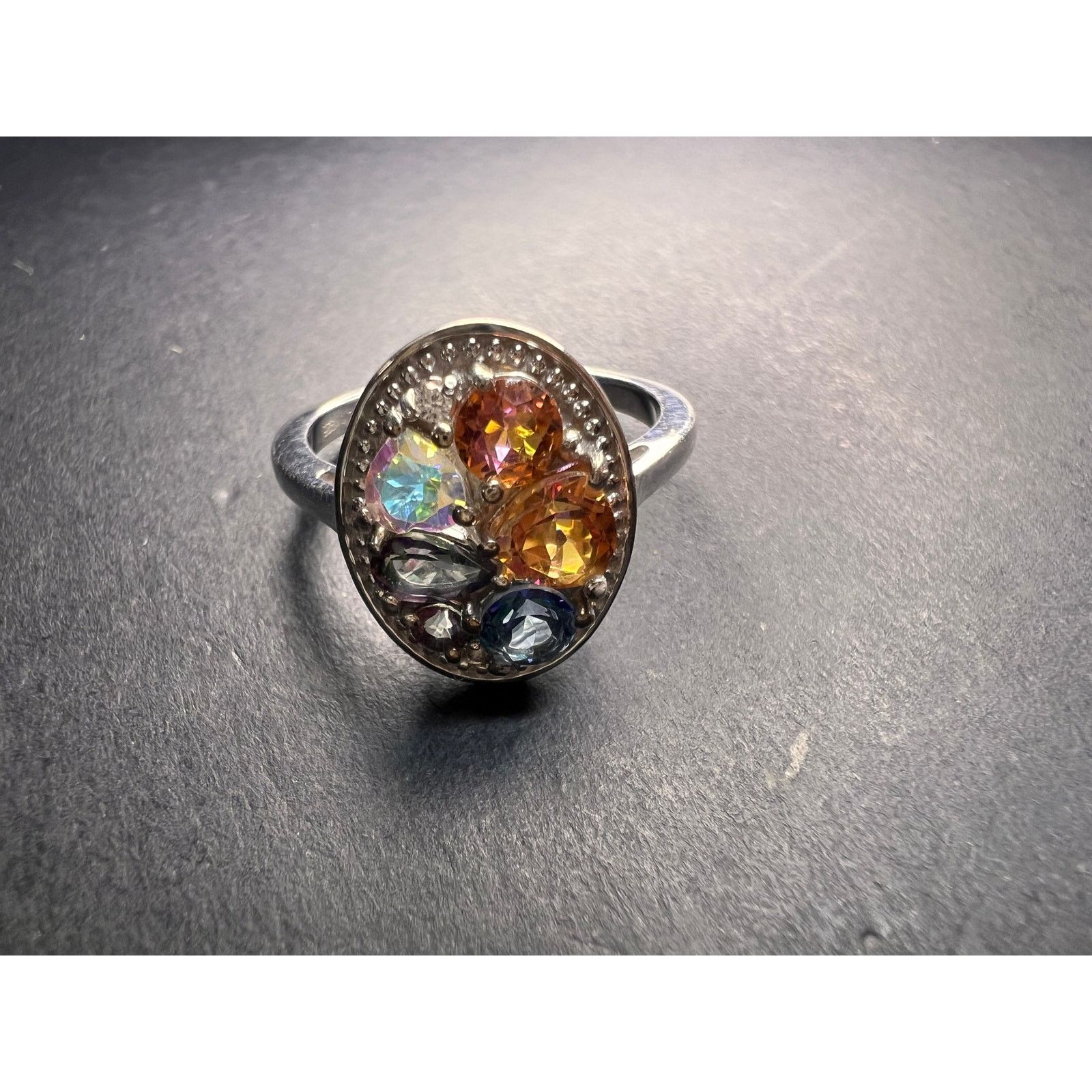 Other NEW cosmic mystic topaz ring in sterling silver size 8 Size ONE SIZE - 2 Thumbnail