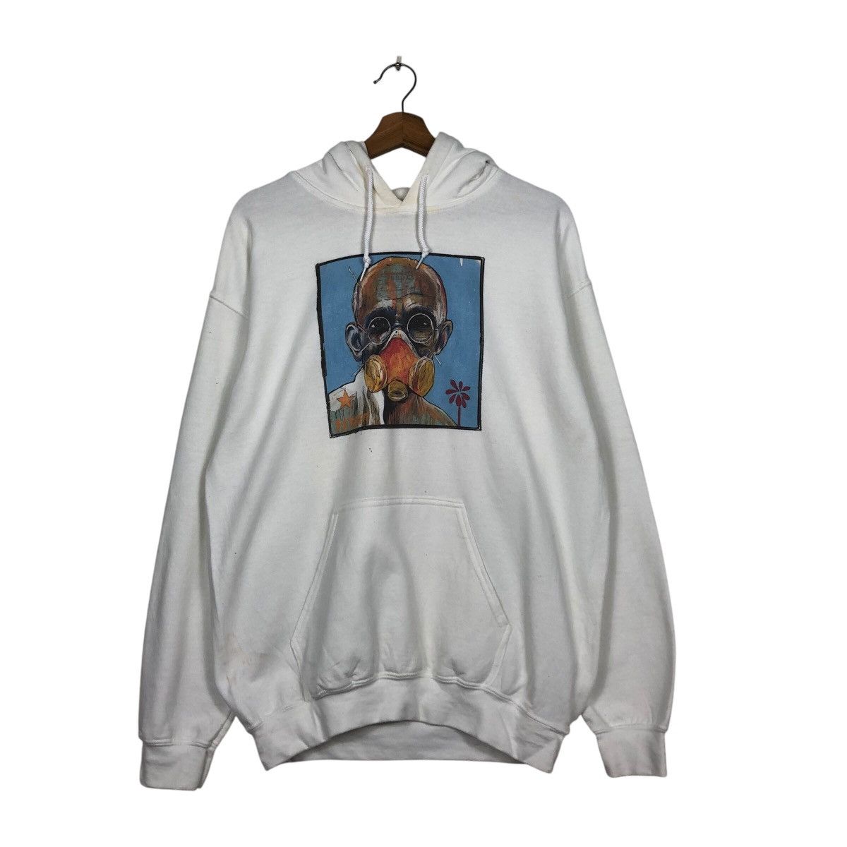 Japanese Brand × Vintage 📌Vintage Hoodie Pull Over Grandfather Sun Goku Big Logo Size US M / EU 48-50 / 2 - 13 Thumbnail
