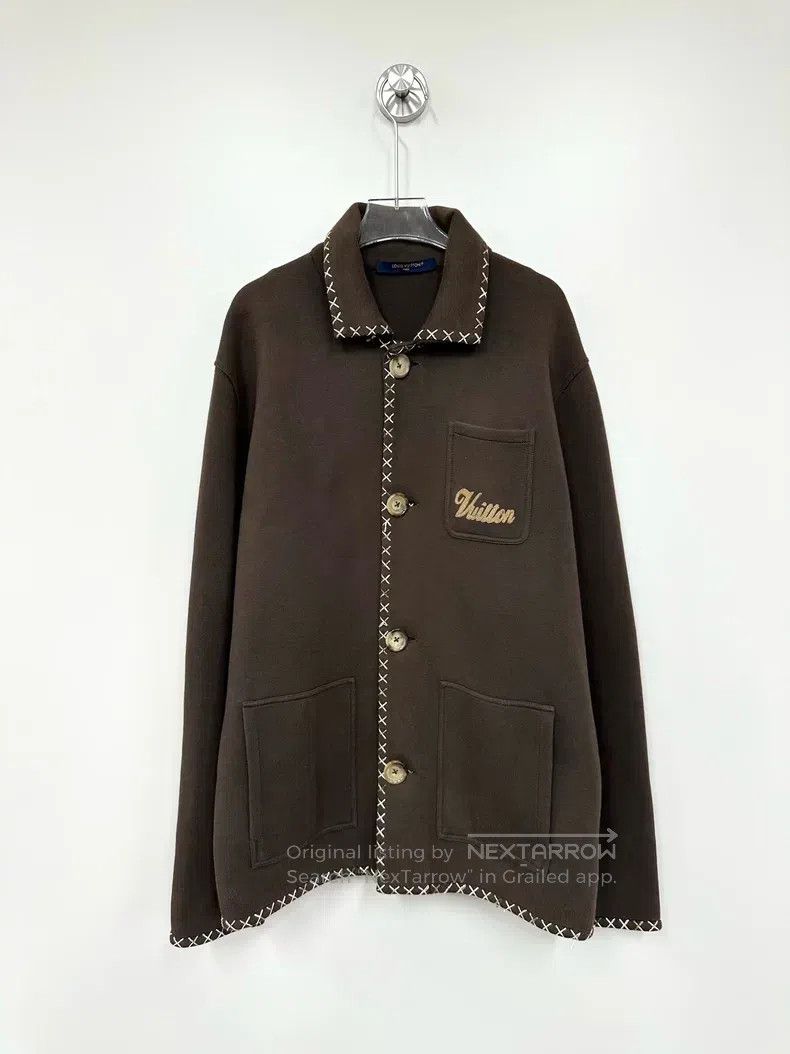 Louis Vuitton Louis Vuitton Tyler co-branded brown embroidered logo sing Size US XL / EU 56 / 4 - 1 Thumbnail