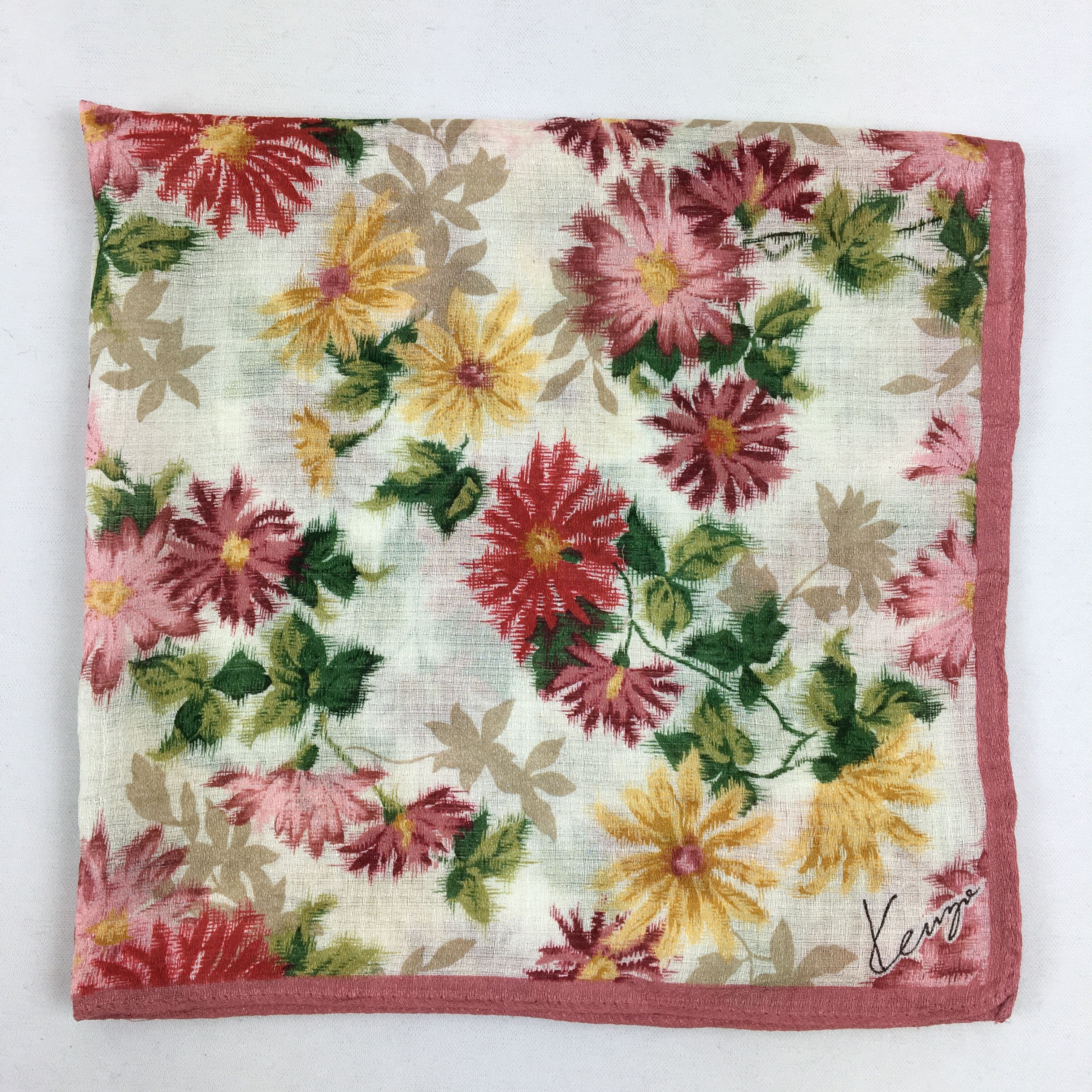 Kenzo Kenzo Handkerchief Neckerchief Bandana - AC73063 Size ONE SIZE - 4 Thumbnail