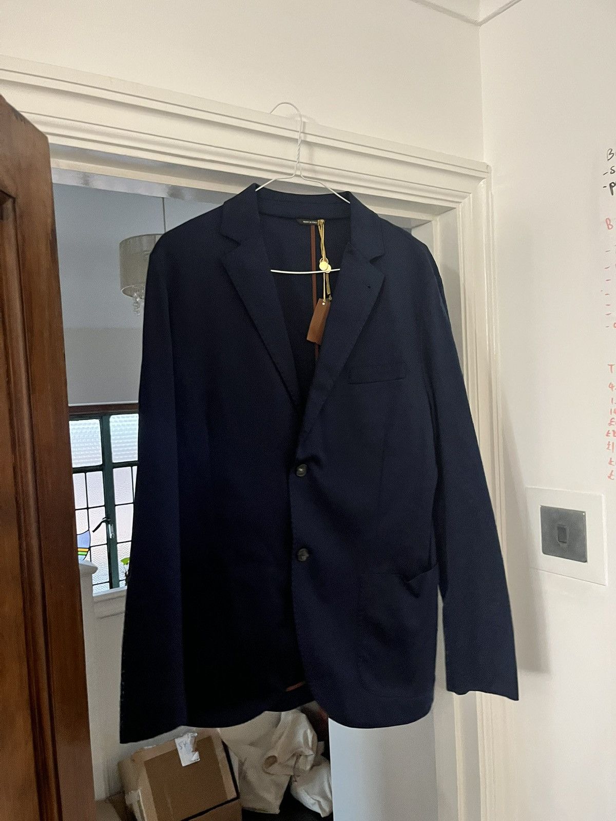 Loro Piana Loro Piana navy cotton blazer uk 38 it 48 Size 38R - 1 Thumbnail
