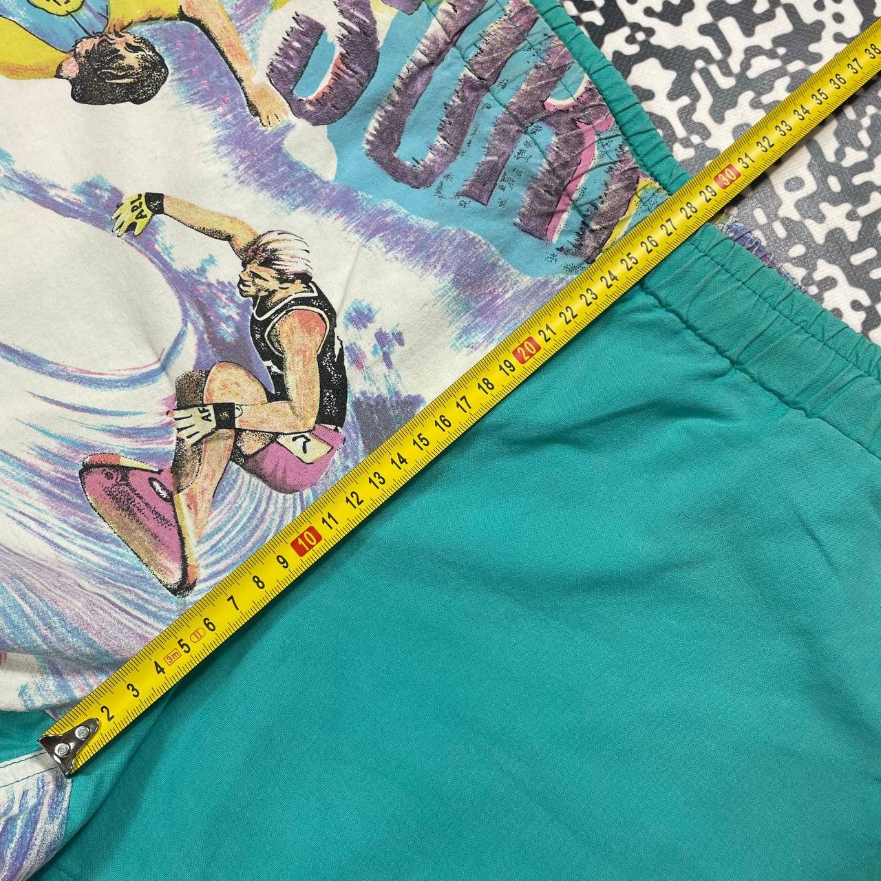 Vintage Vintage 90s Art Surf Hawaiian Style Retro Shorts Size US 32 / EU 48 - 11 Thumbnail