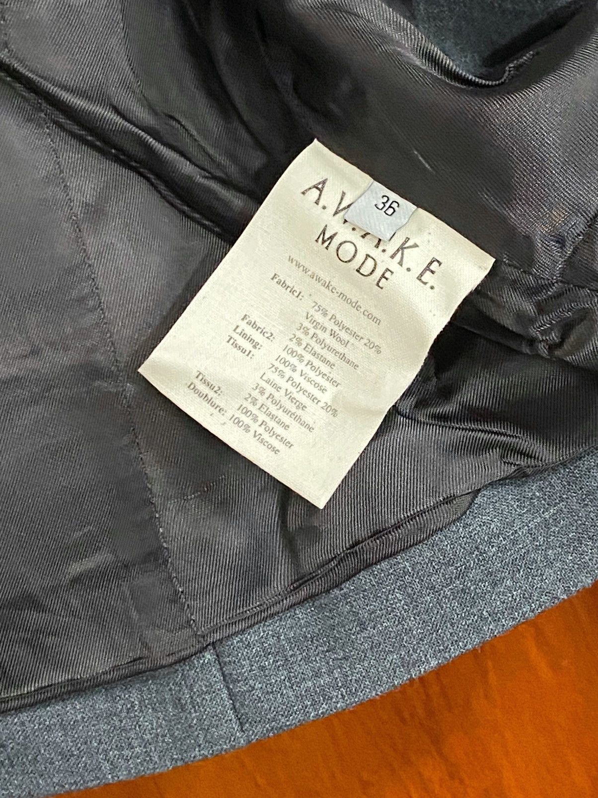 A.W.A.K.E. MODE Awake Mode One Shoulder Asymmetrical Blazer size 36 Size XS / US 0-2 / IT 36-38 - 11 Thumbnail