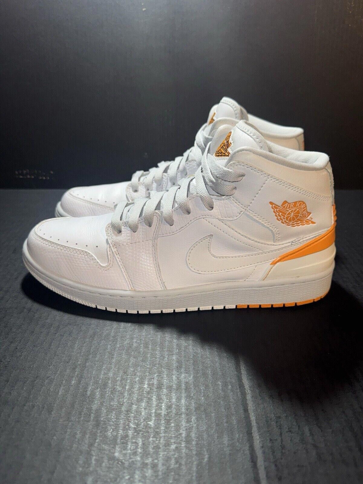 Jordan Brand Nike Air Jordan 1 Retro 86 White Kumquat 644490-115 Sz 10.5 Size US 10.5 / EU 43-44 - 5 Thumbnail