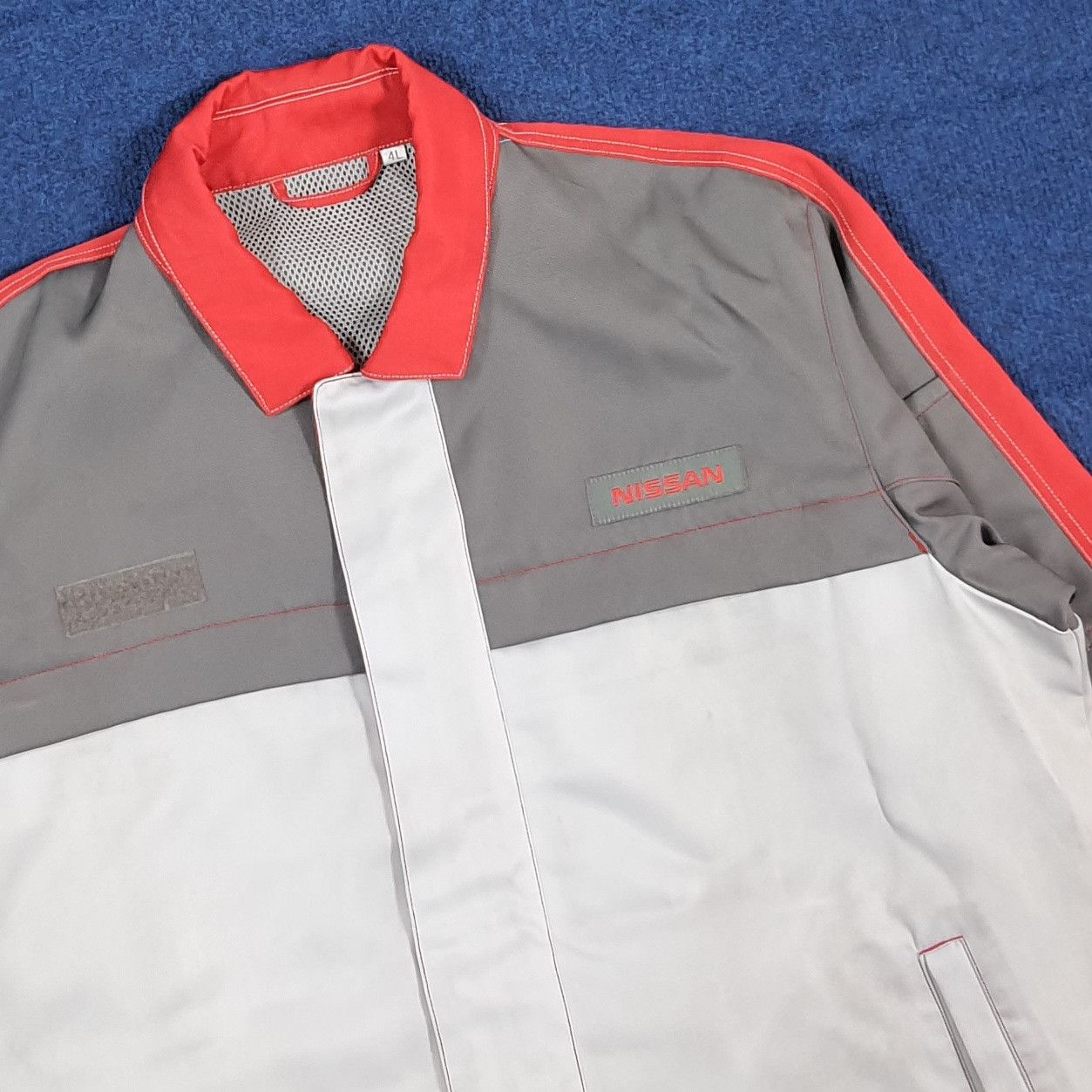 Japanese Brand Vintage NISSAN Japan Racing Motorsports Jacket C296N30 Size US XL / EU 56 / 4 - 4 Thumbnail