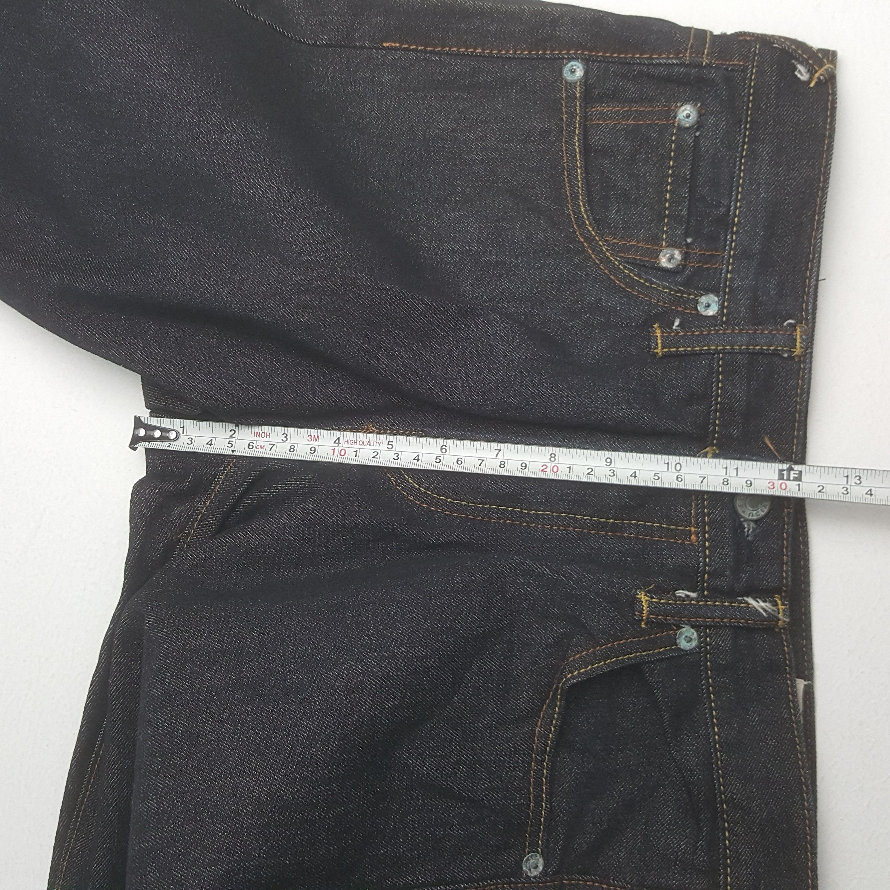 Japanese Brand × Vintage Vintage Evisu No 3 Diacock Rainbow Denim Jeans Size US 30 / EU 46 - 8 Thumbnail