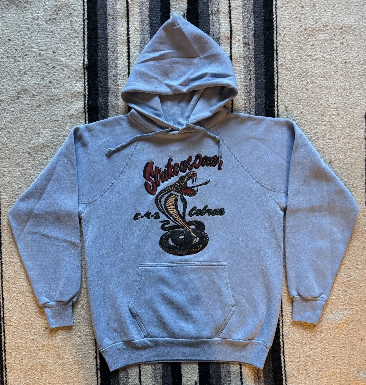 Vintage Vintage 80s Strike of Death ISG Singleton Hoodie L Size US L / EU 52-54 / 3 - 1 Thumbnail