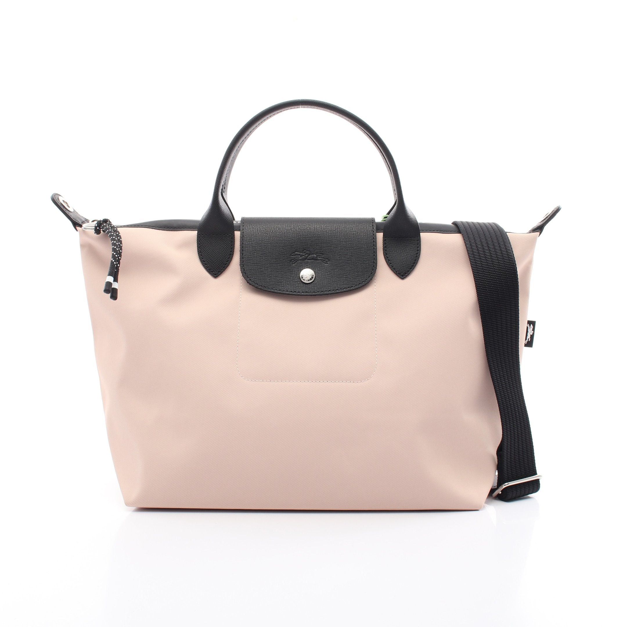 Longchamp Longchamp Le Preage Energy L Top Handle Handbag Tote Bag Nylon Leather Light Pink Black Size ONE SIZE - 1 Thumbnail