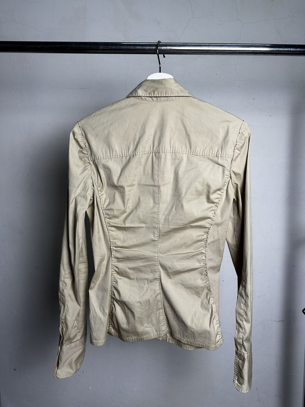 Gucci Gucci Tom Ford Ruched Fitted Shirt Size M / US 6-8 / IT 42-44 - 2 Thumbnail