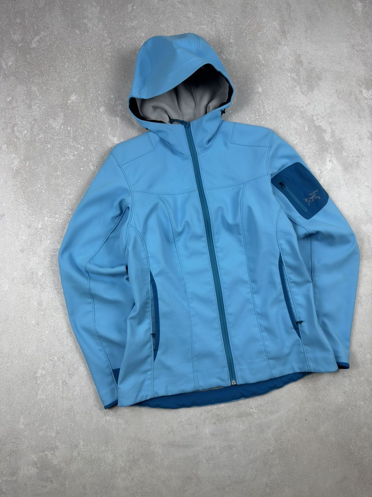 Arc'teryx Vintage Arcteryx Gamma MX Hooded Blue Shell Outdoor Jacket Size S / US 4 / IT 40 - 6 Thumbnail