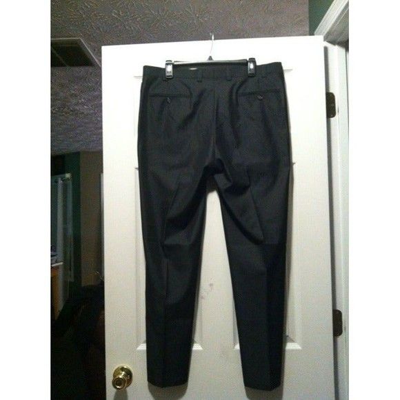 Calvin Klein CALVIN KLEIN MEN'S 76%POLYESTER 24%RAYON DRESS PANTS 36/30 Size 36R - 8 Thumbnail