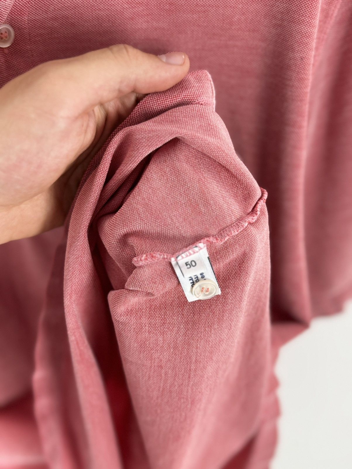 Fedeli Fedeli Cotton Pink Polo T-Shirt Size US M / EU 48-50 / 2 - 10 Thumbnail