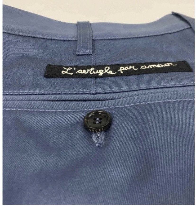 Gucci Gucci 🇮🇹 Blind for Love Thunder Blue Resort Bermudas 36 NWT Size US 36 / EU 52 - 5 Thumbnail