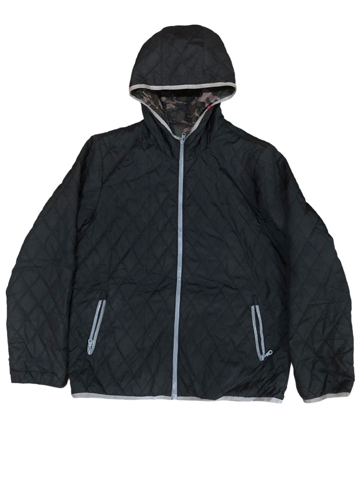 Quiksilver Quiksilver quilter reversible Camo Hooded jacket Size US M / EU 48-50 / 2 - 4 Thumbnail