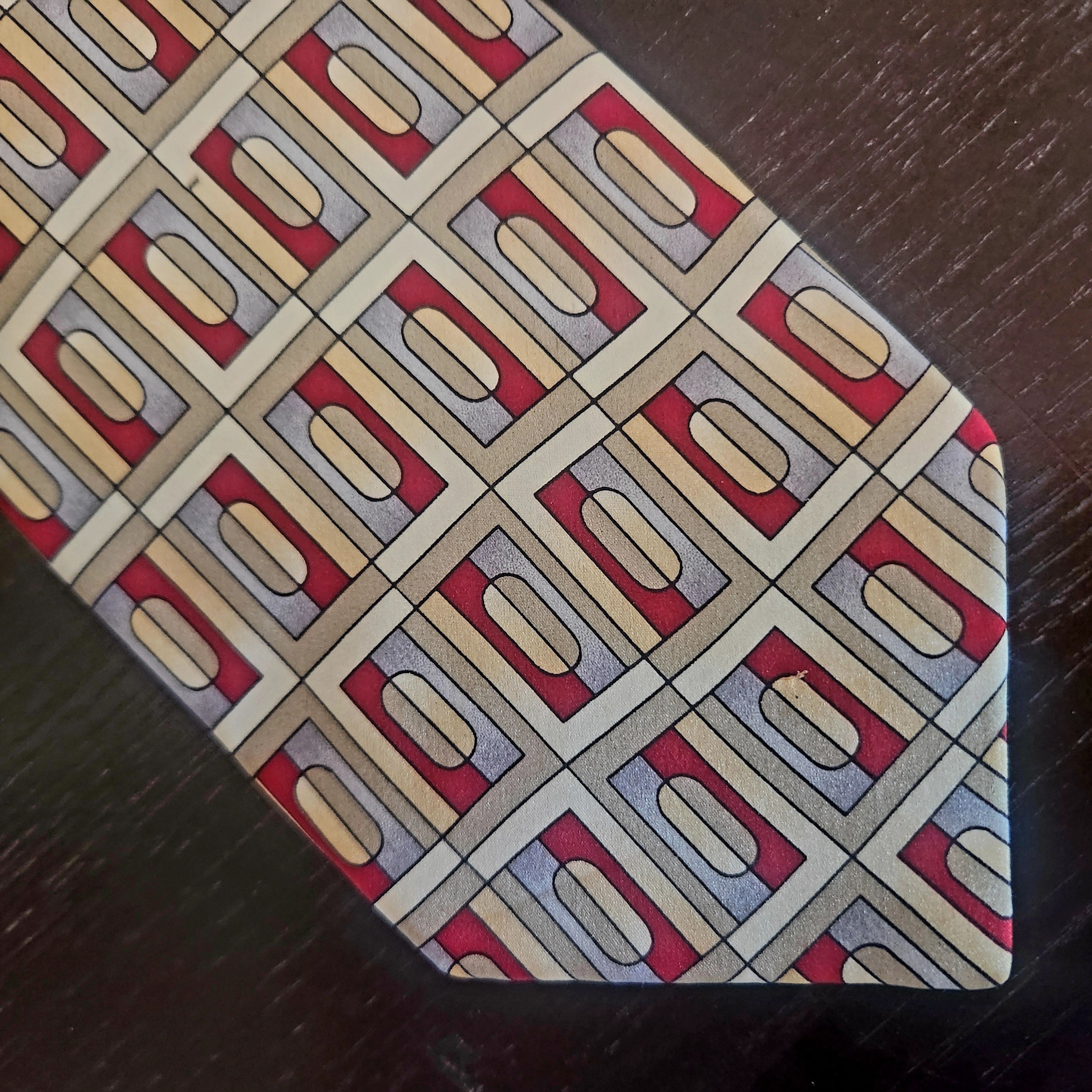 Giorgio Armani Giorgio Armani necktie silk geometric Size ONE SIZE - 3 Thumbnail