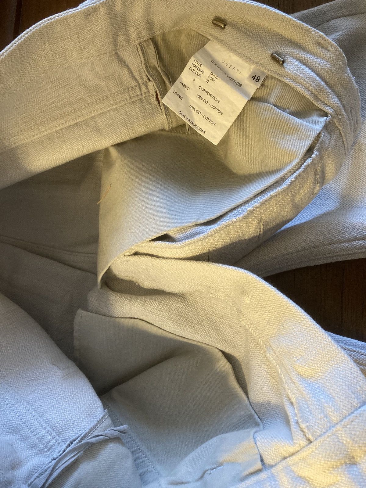 Deepti BNWT D-112 Fosil Color 22 Size US 32 / EU 48 - 9 Thumbnail