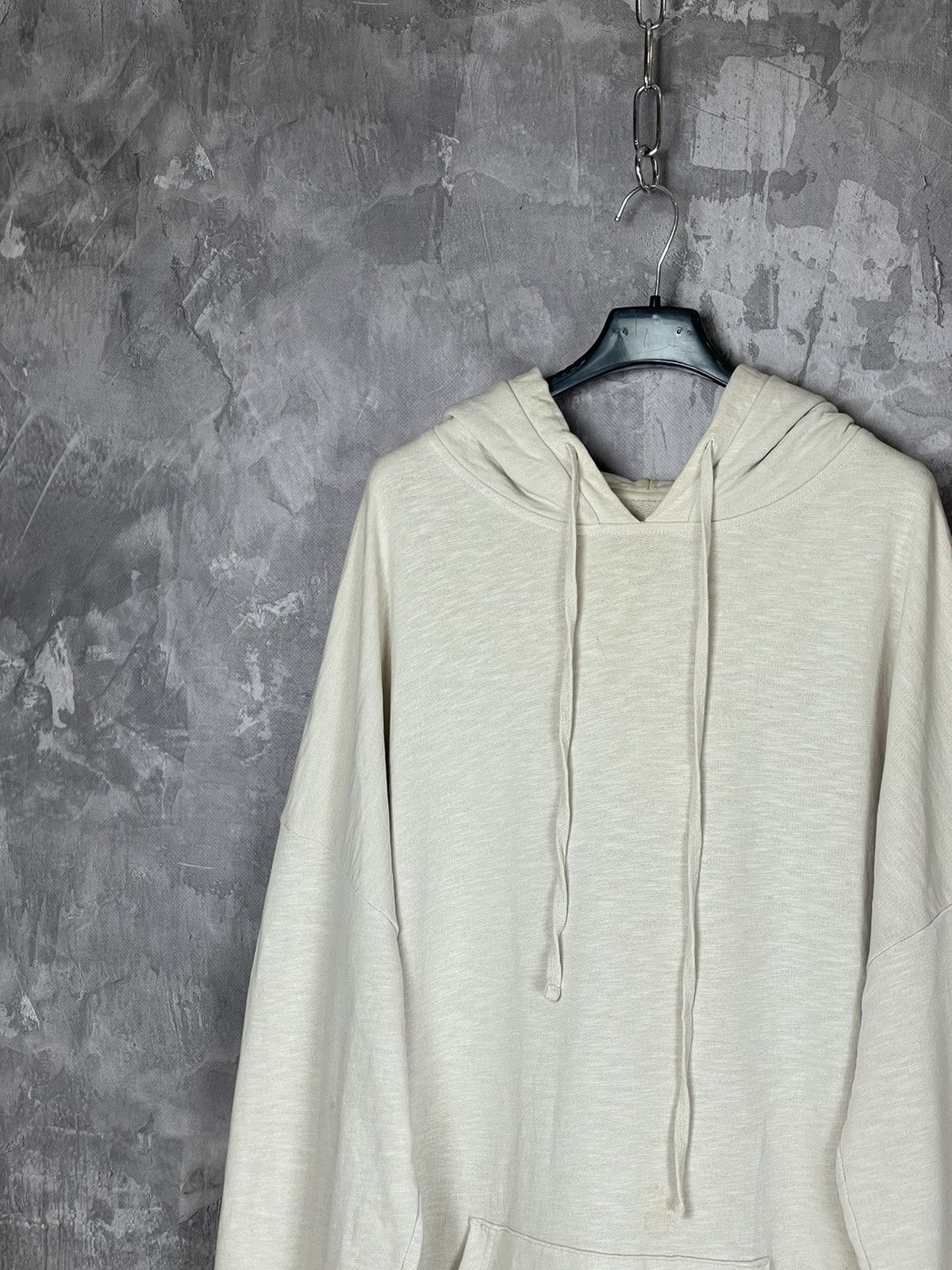 Allsaints Allsaints Oversized Fit Sand/Beige Avant Garde Y2K Hoodie Size US L / EU 52-54 / 3 - 3 Thumbnail