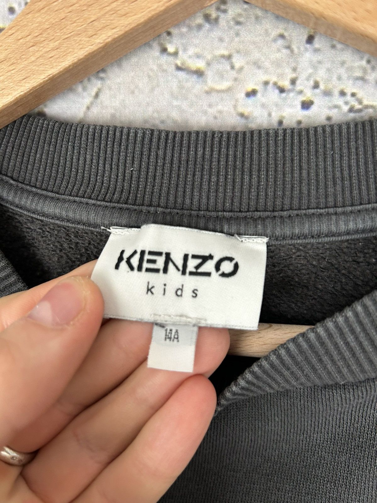 Kenzo Kenzo Kids 14 Lion Tiger Crewneck Luxury Designer Rare Hype Size US XS / EU 42 / 0 - 4 Thumbnail