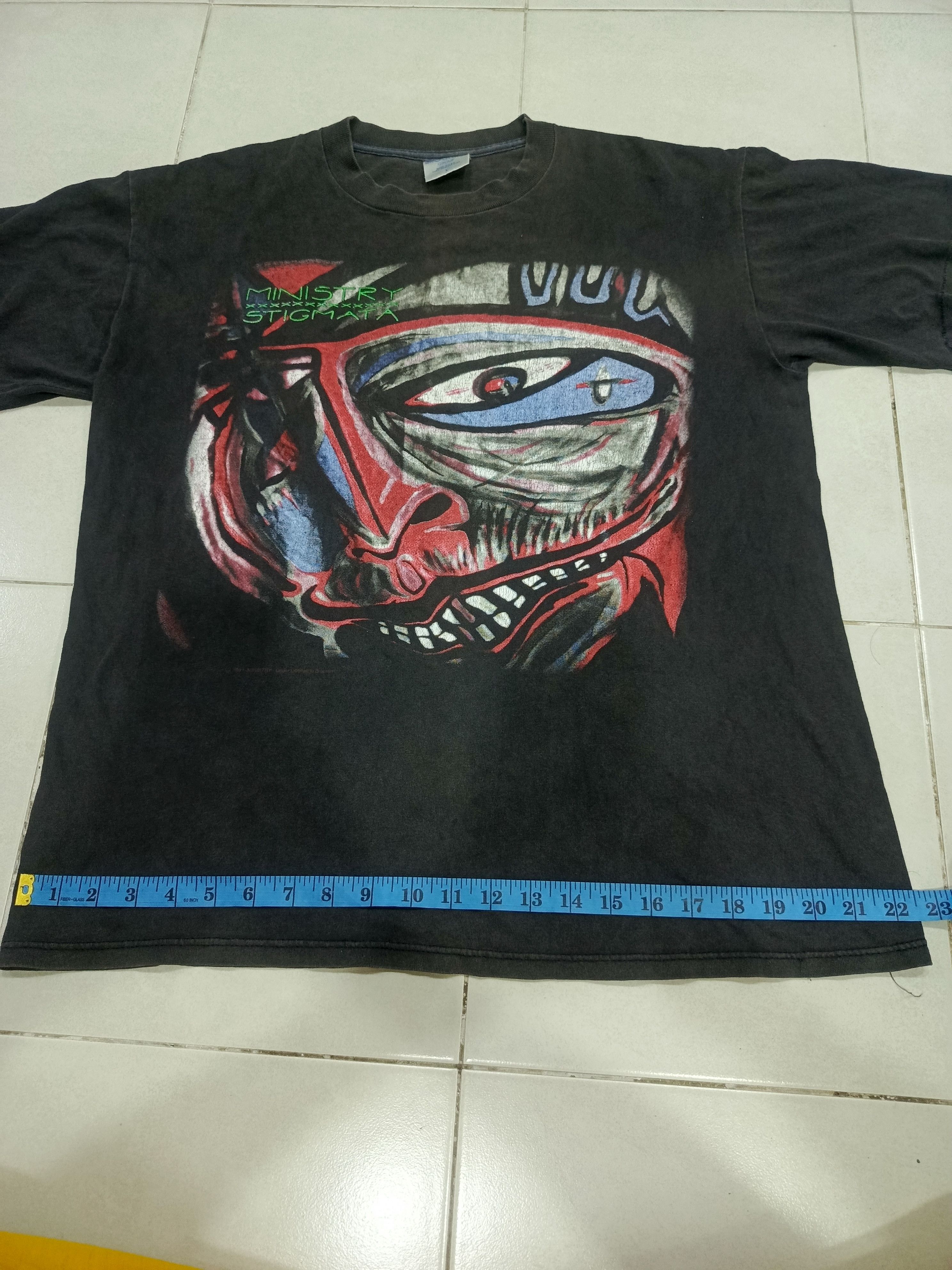 Vintage Vintage 1991 Ministry Stigmata Size US L / EU 52-54 / 3 - 9 Thumbnail