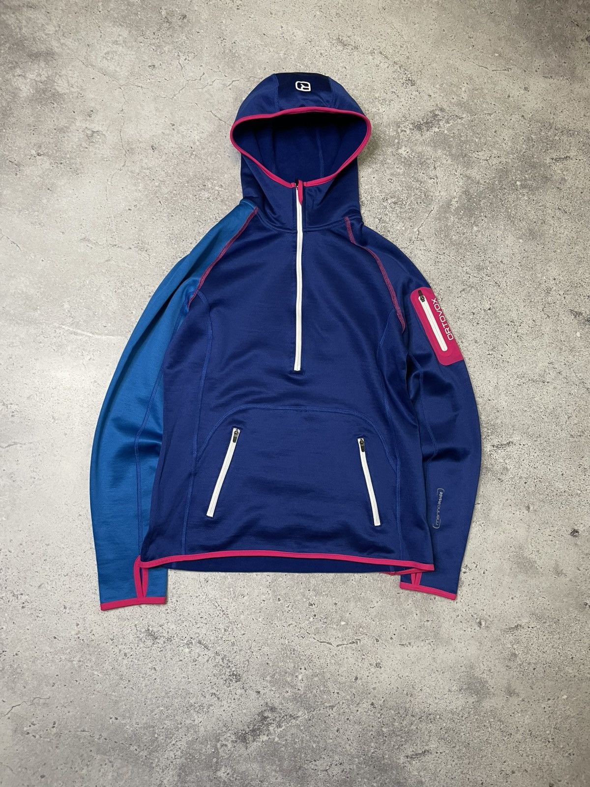 ORTOVOX Ortovox Merino Inside Zip Hooded Fleece Multicolor Jackef Size L / US 10 / IT 46 - 1 Thumbnail