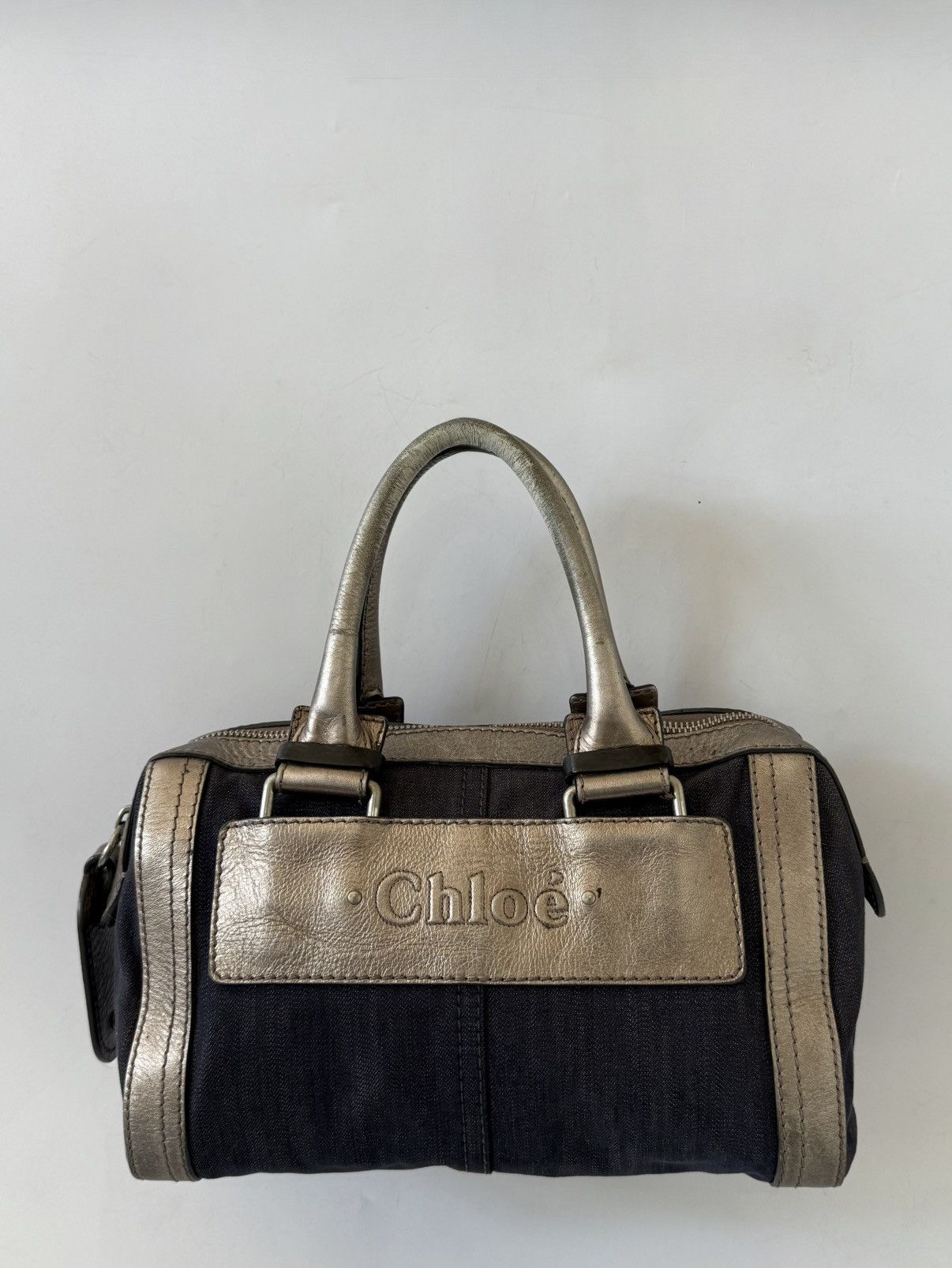 Chloe Chloe Denim Boston Bag Size ONE SIZE - 1 Thumbnail