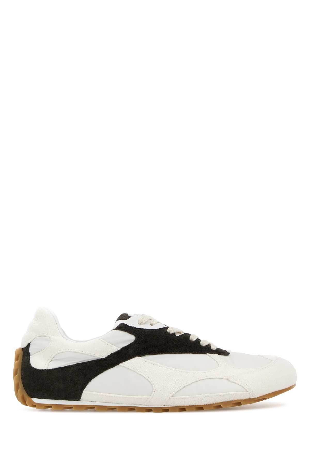 Bottega Veneta Two-Tone Suede And Fabric Orbit Sneakers Size US 6 / IT 36 - 1 Thumbnail