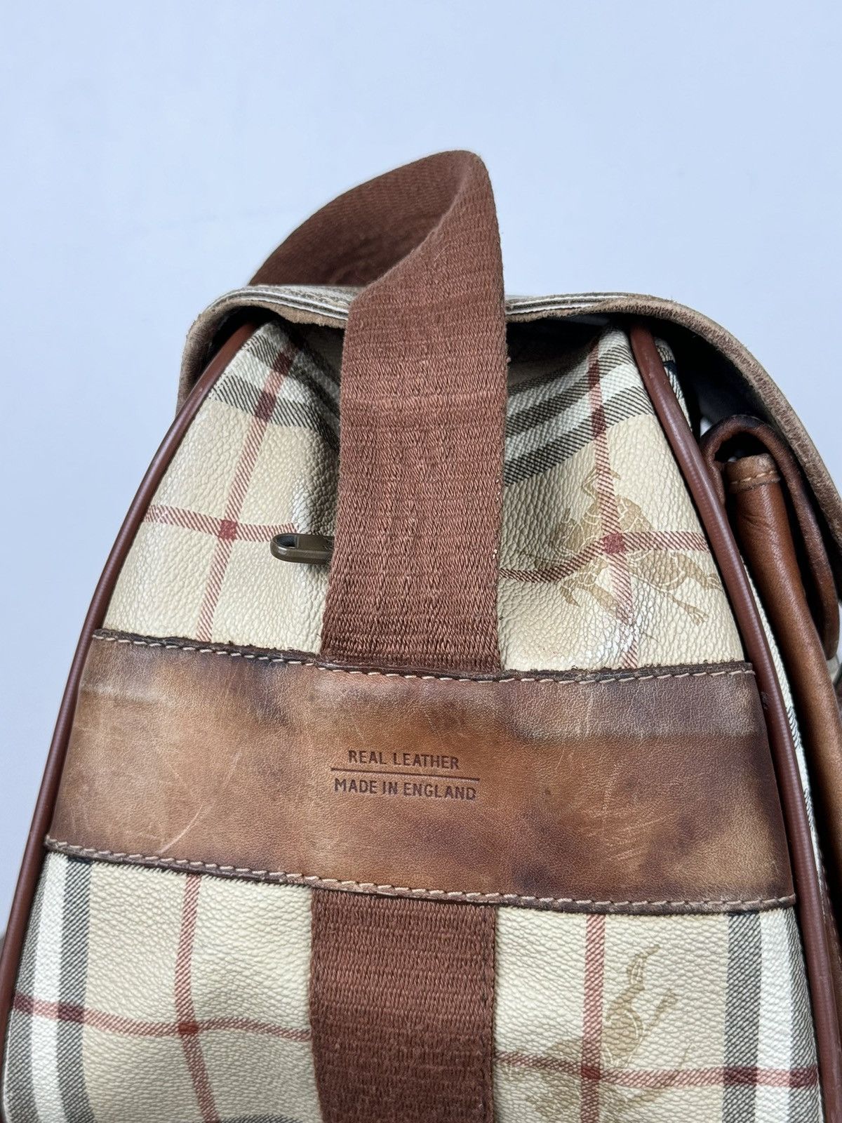 Burberry Vintage leather bag Burberry Nova Check original item Size ONE SIZE - 4 Thumbnail