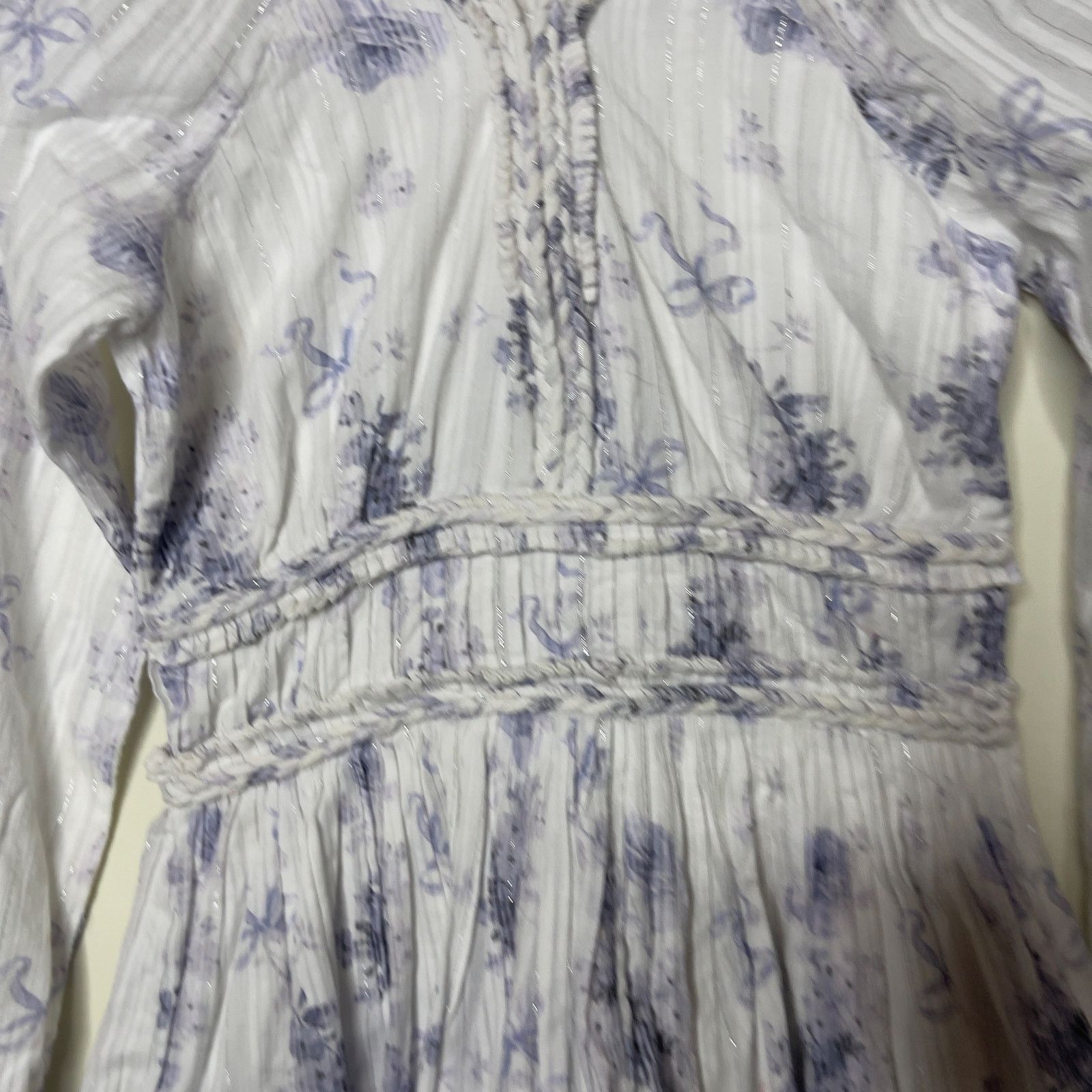 LoveShackFancy LoveShakeFancy Ling Sleeve Finch Mini Dress sz 0 Size XS / US 0-2 / IT 36-38 - 6 Thumbnail