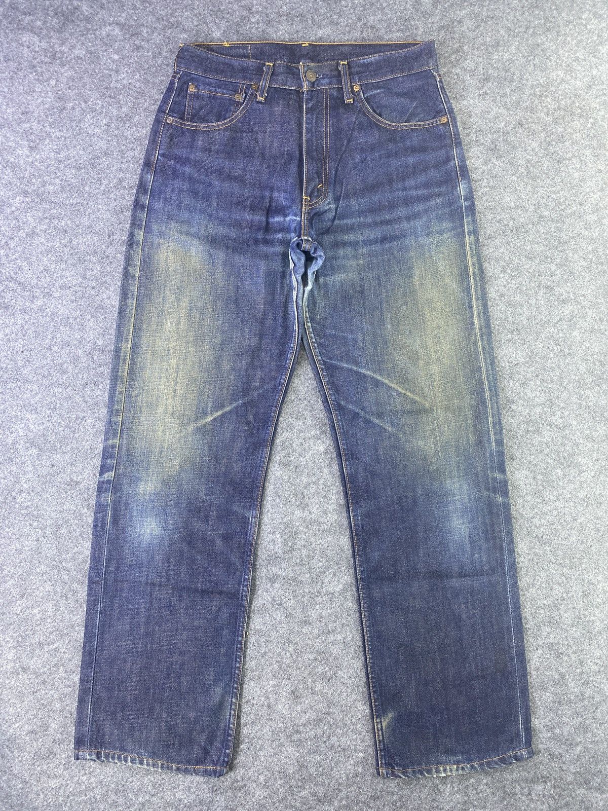 Levi's × Vintage Vintage Levis 512 Blue Wash Jeans - J913 Size US 31 - 1 Thumbnail