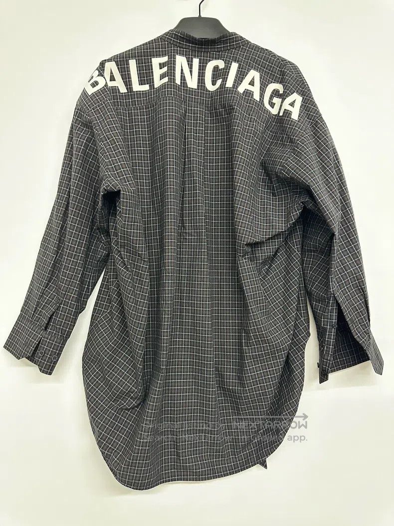 Balenciaga Balenciaga Shirt Dress Size XXS / US 00 / IT 34 - 2 Thumbnail