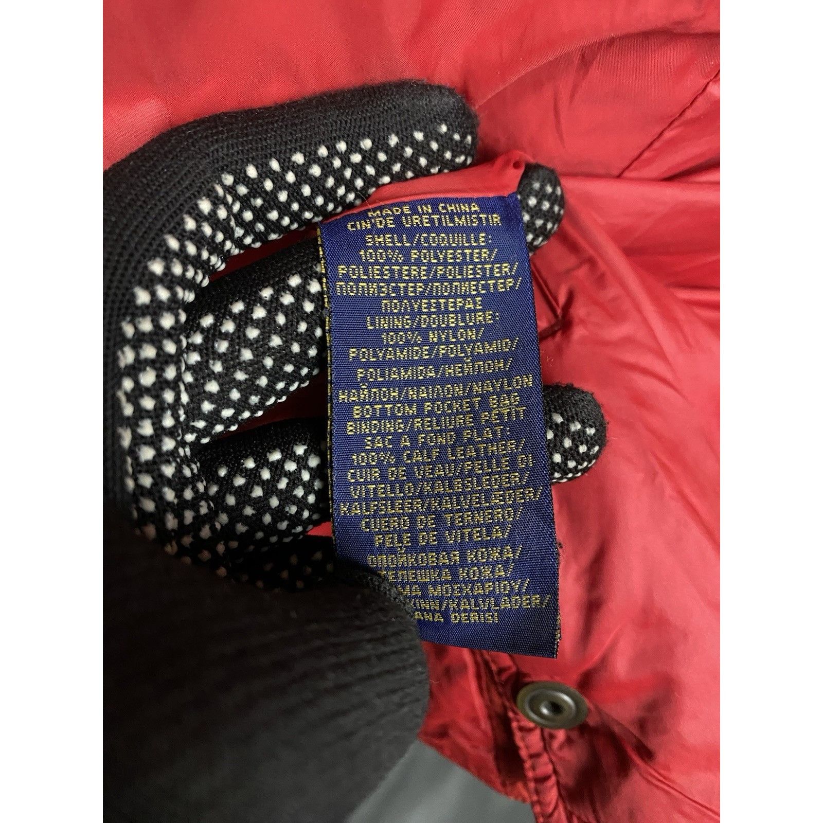 Polo Ralph Lauren Polo Ralph Lauren Men's Red Quilted Jacket Size L Size US L / EU 52-54 / 3 - 12 Thumbnail
