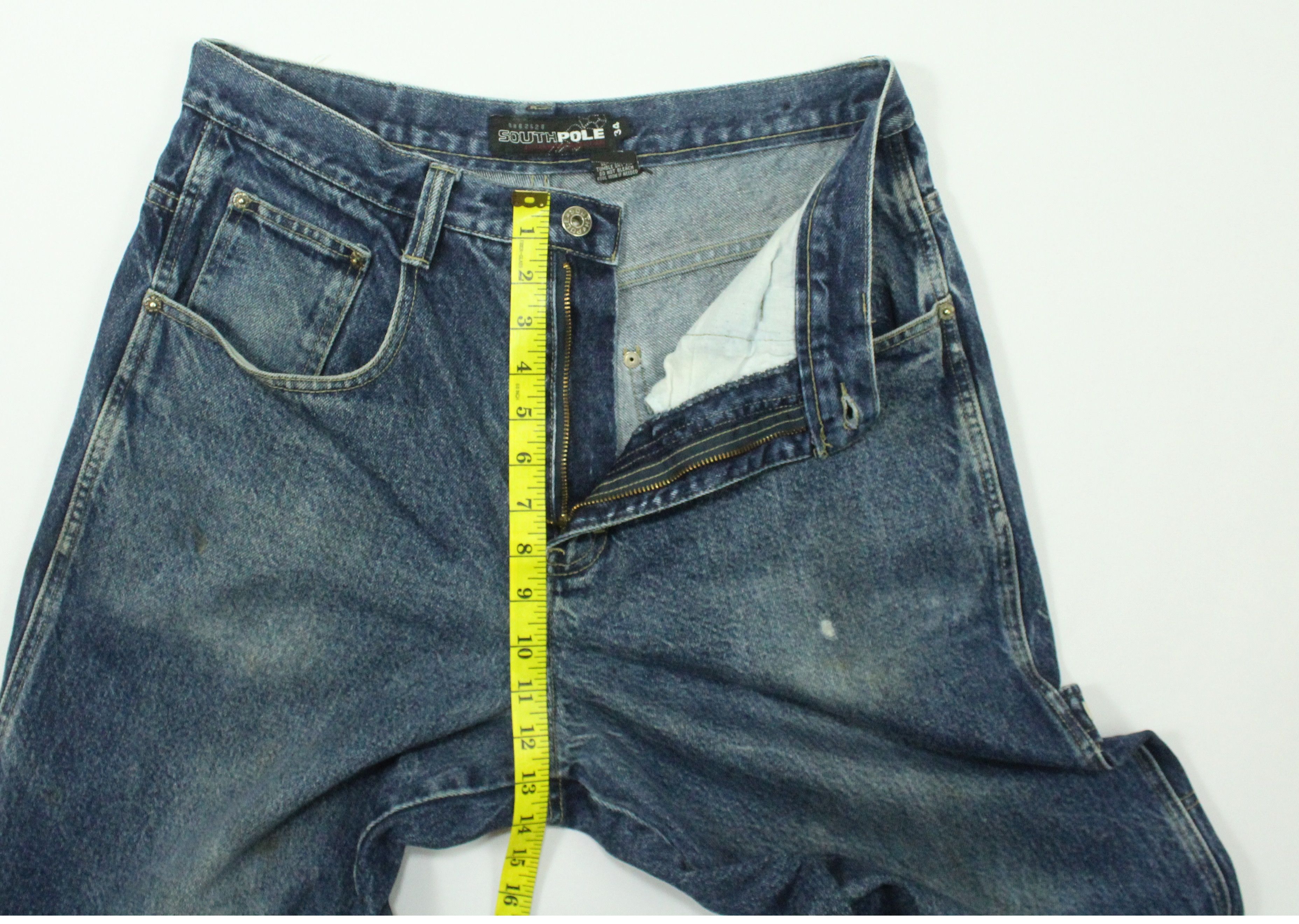 Southpole SOUTHPOLE Denim Vintage Embroidered Logo JNCO Carhartt Size US 34 / EU 50 - 22 Thumbnail