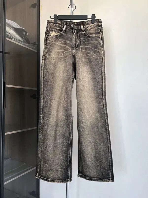 VIBE distressed washed grunge flared jeans Size US 31 - 4 Thumbnail