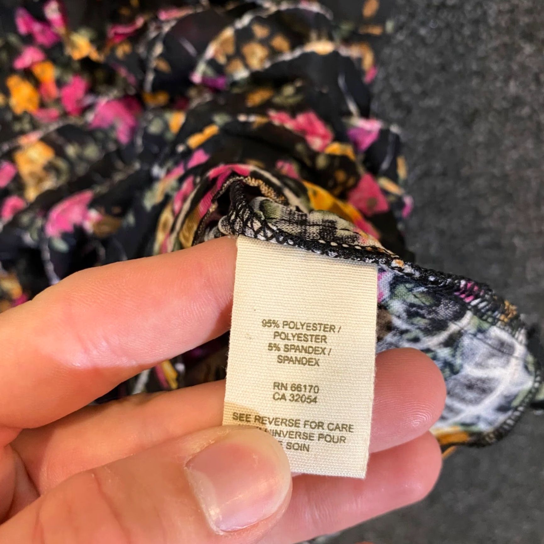 Free People Free People Free Dress Womens Small 30" Black Floral Ruffled Sleeveless Micro Size S / US 4 / IT 40 - 7 Thumbnail