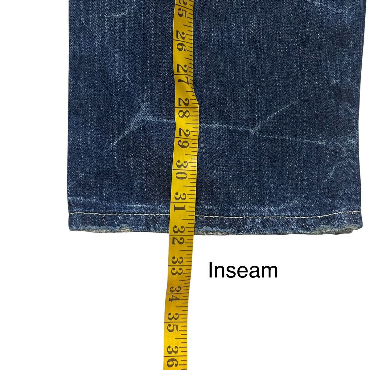Other Private Stock OPS Jeans Men’s 32x32 Rare Distressed Denim Size US 32 / EU 48 - 9 Thumbnail