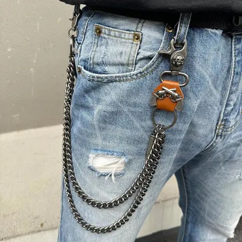Jewelry Double Bullet Pants Wallet Chain Size ONE SIZE - 3 Thumbnail