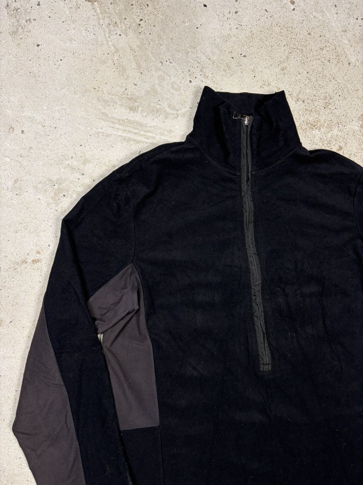 Prada Vintage 2000s Prada Linea Rossa Red Tab Half Zip Fleece Size S / US 4 / IT 40 - 9 Thumbnail