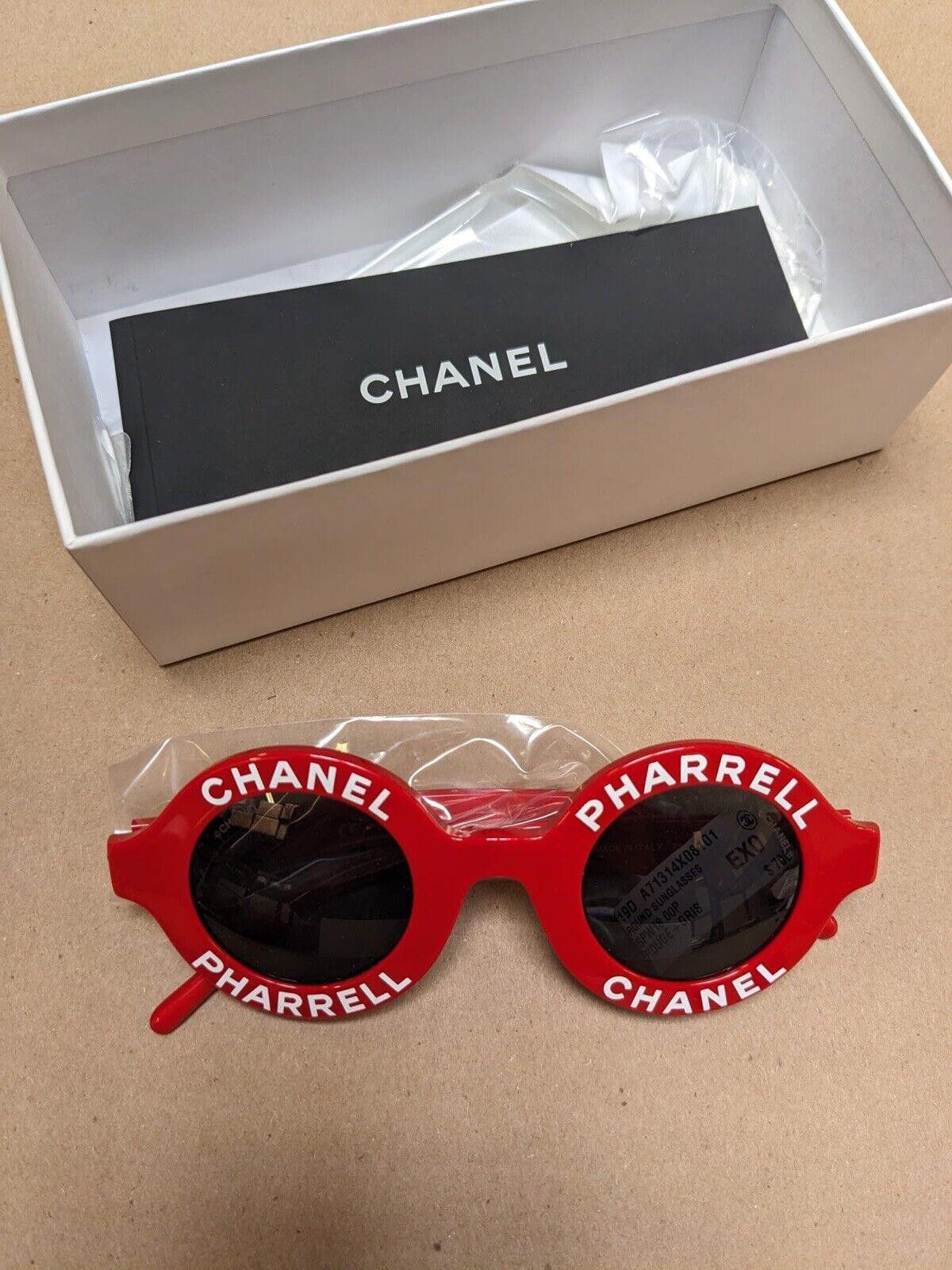 Chanel CHANEL X PHARRELL ROUND SUNGLASSES RED Size ONE SIZE - 4 Thumbnail