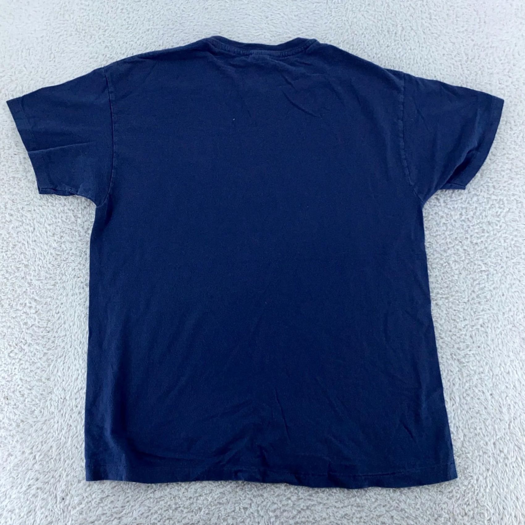 Hanes Vintage Hanes Pocket Shirt Mens M Crewneck Cotton Tee Dark Blue Size US M / EU 48-50 / 2 - 4 Thumbnail
