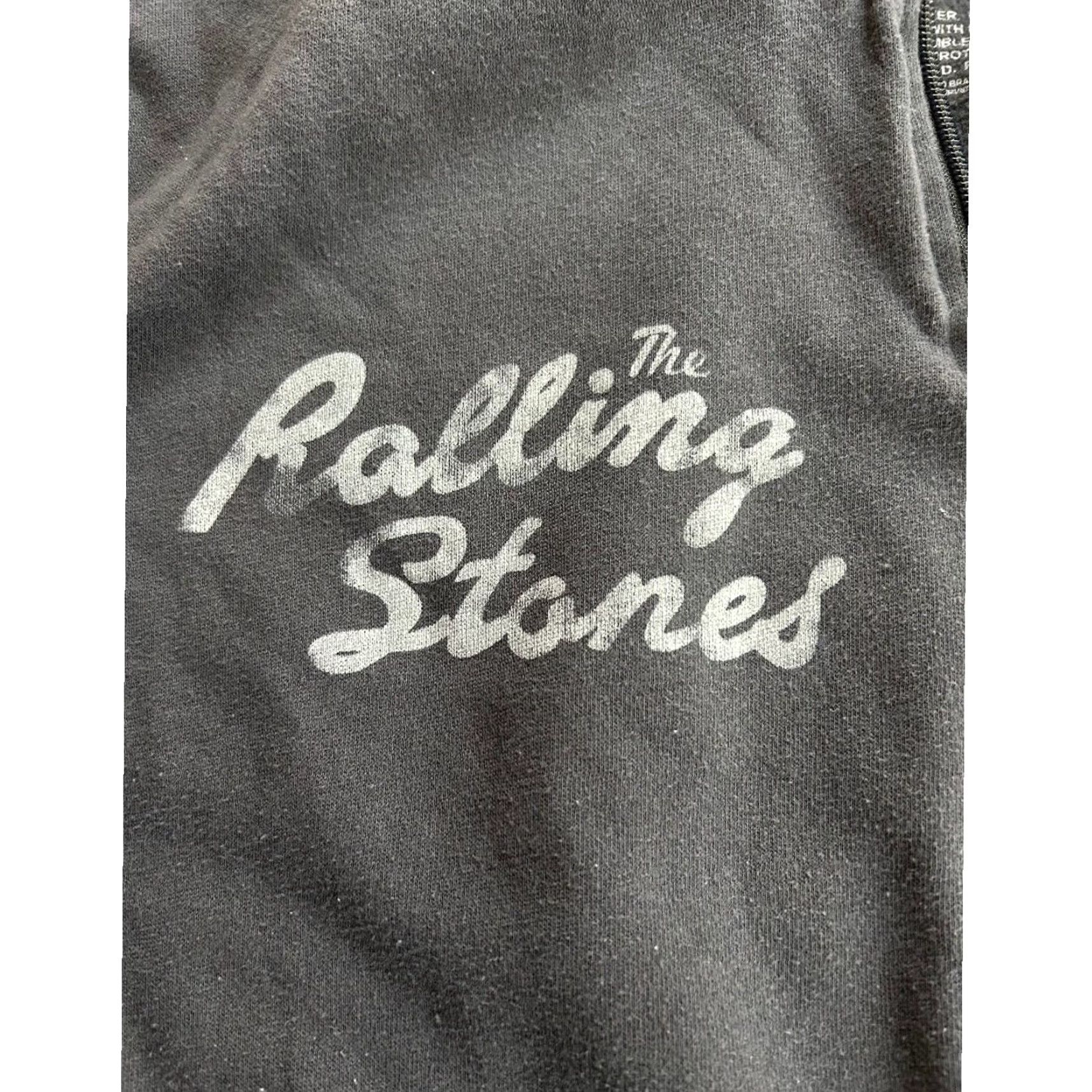 Vintage VINTAGE Rolling Stones Womens Pullover Sweatshirt Crop Dark Gray M Medium Sweatshirt Size M / US 6-8 / IT 42-44 - 4 Thumbnail