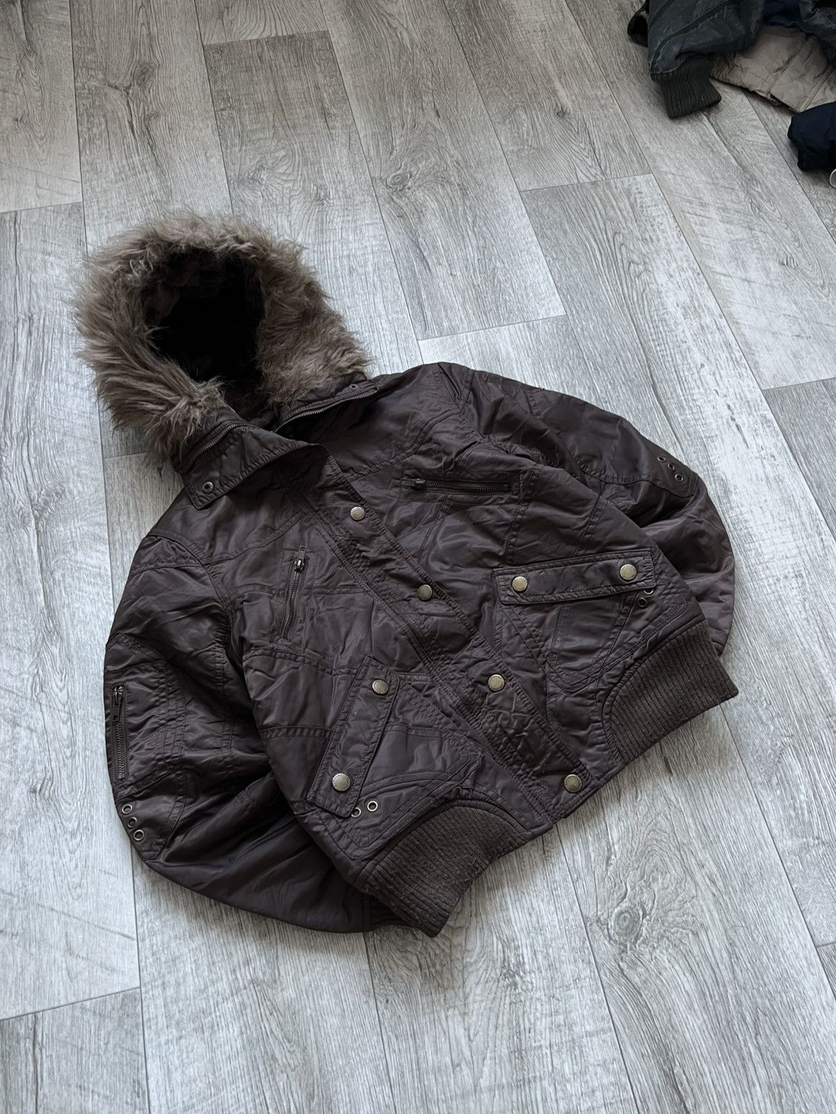 Hysteric Glamour Crazy Vintage Faux Fur Y2k Jacket Alaska If Six Was Nine 00s Size S / US 4 / IT 40 - 2 Thumbnail