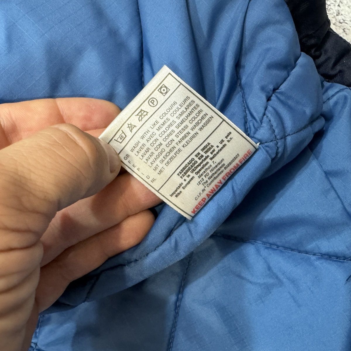 Nike × Vintage Vintage Nike Navy Jacket M size Size US M / EU 48-50 / 2 - 15 Thumbnail
