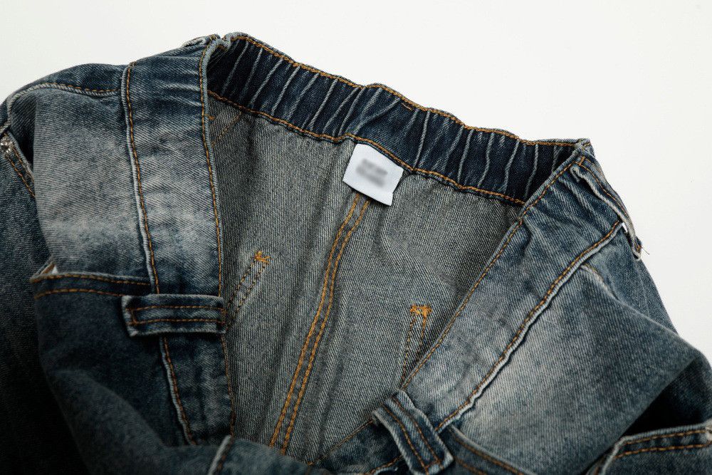 Jean American retro punk washed casual jeans Size US 32 / EU 48 - 4 Thumbnail