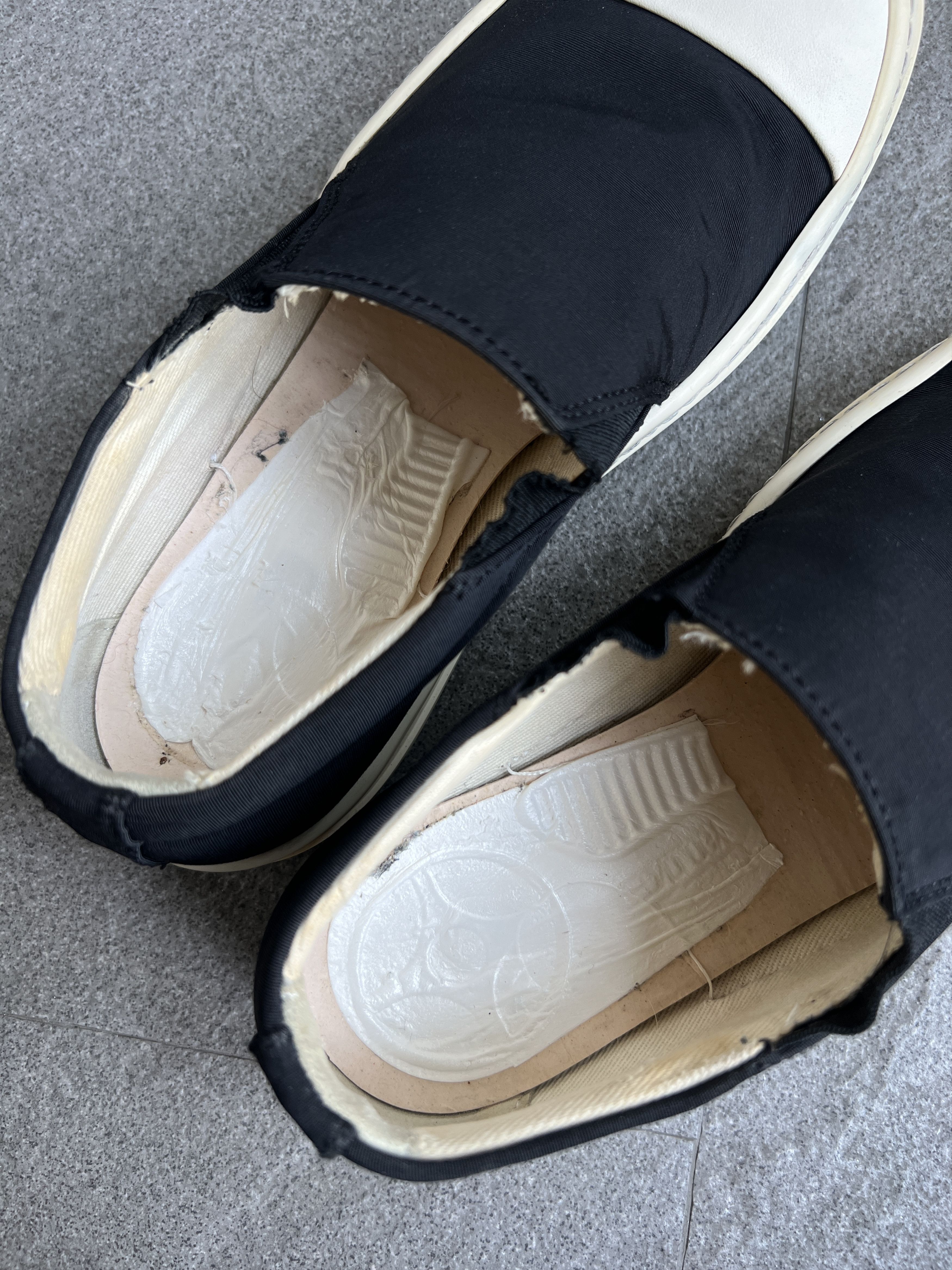 Rick Owens Drkshdw Rick Owens DRKSHDW Slip On Sneakers Black EU37 Size US 7 / IT 37 - 11 Thumbnail