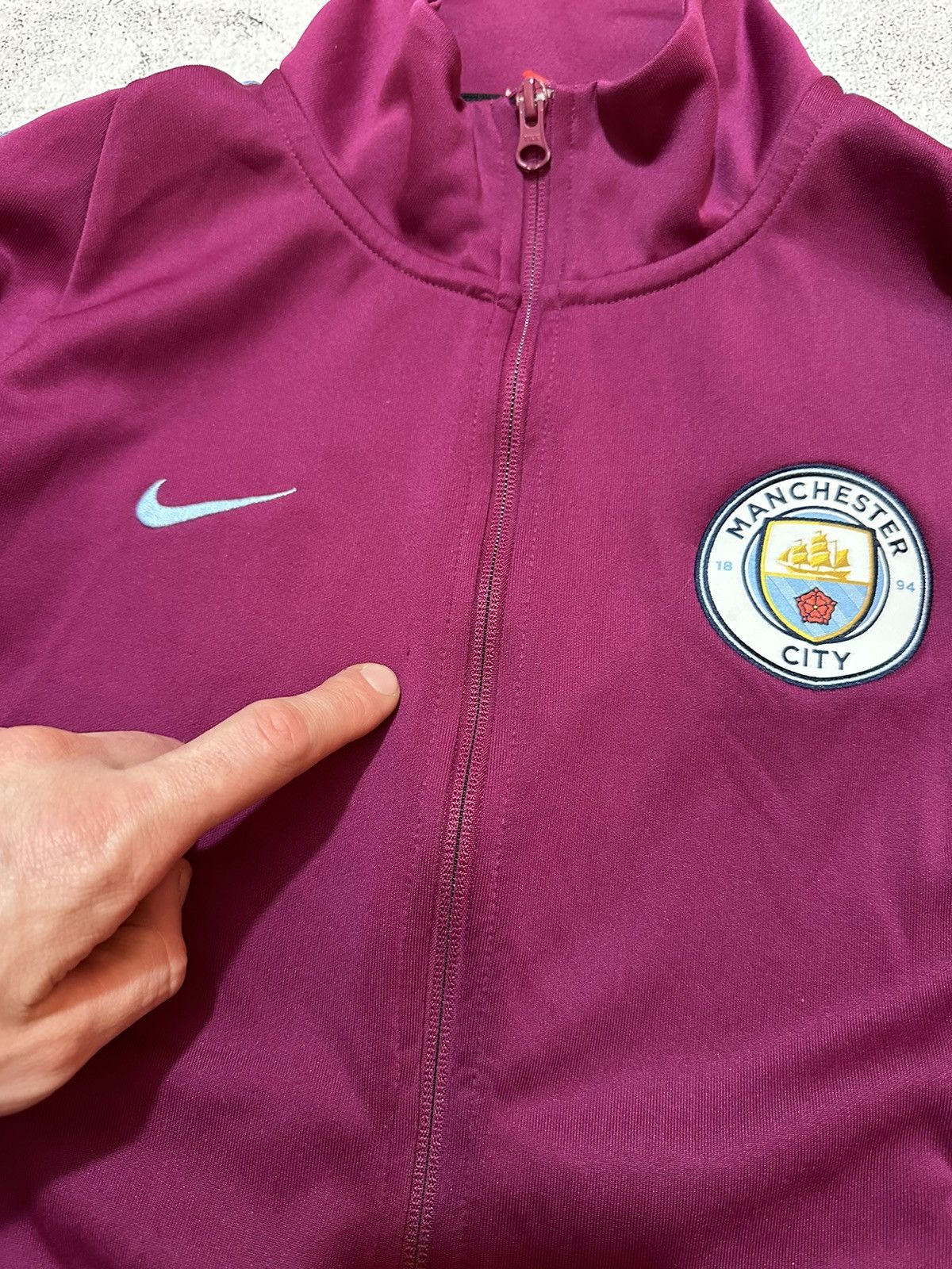 Nike Manchester City zip up sweatshirt Size US S / EU 44-46 / 1 - 6 Thumbnail