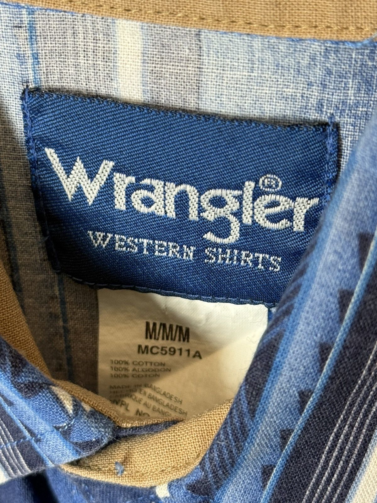 Vintage × Wrangler Western Button-Up Shirt Size US M / EU 48-50 / 2 - 6 Thumbnail