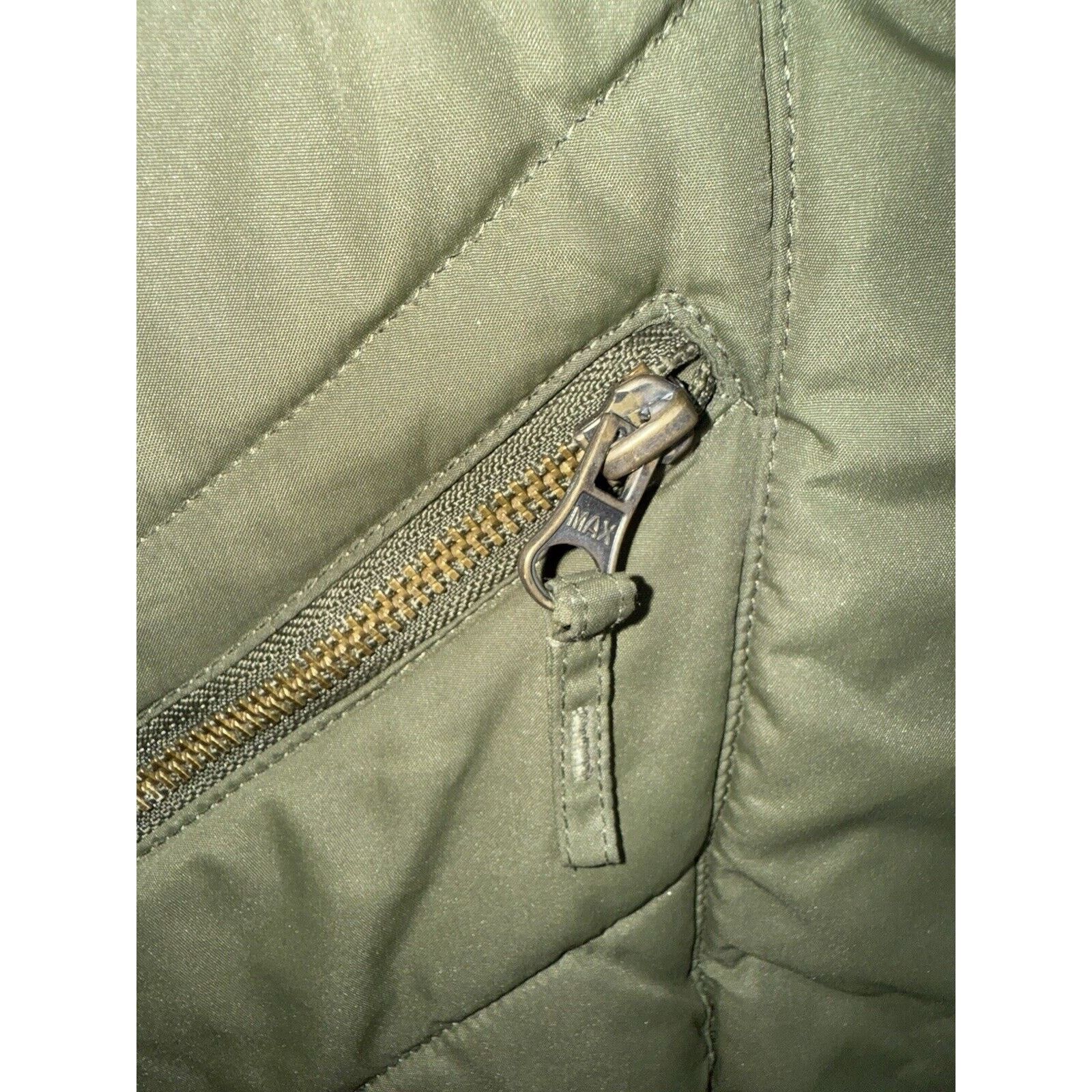 & Other Stories American Rag Puffer Jacket Parka Coat Women’s Medium Khaki Size M / US 6-8 / IT 42-44 - 6 Thumbnail